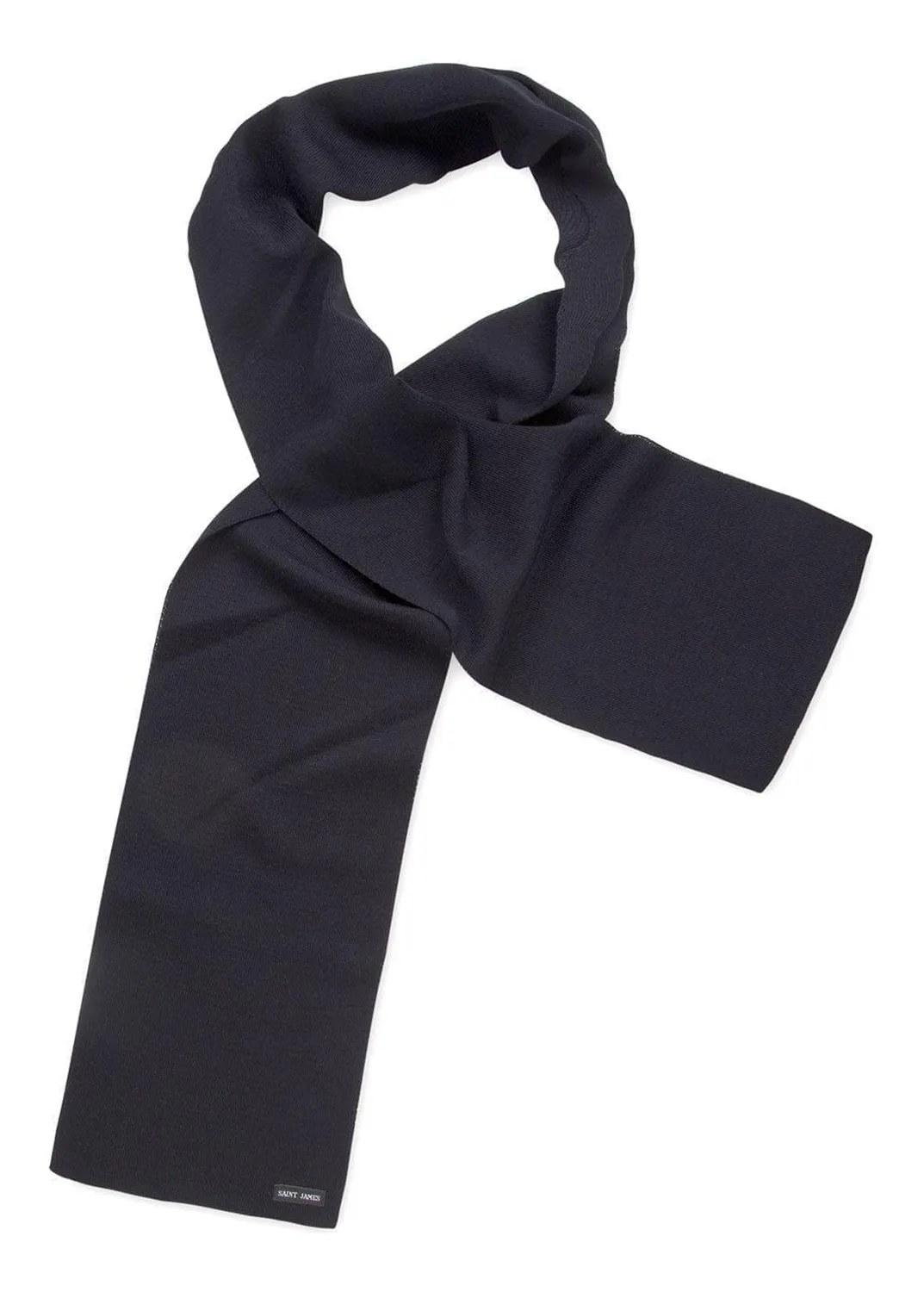 Saint James Duguay écharpe mixte laine navy