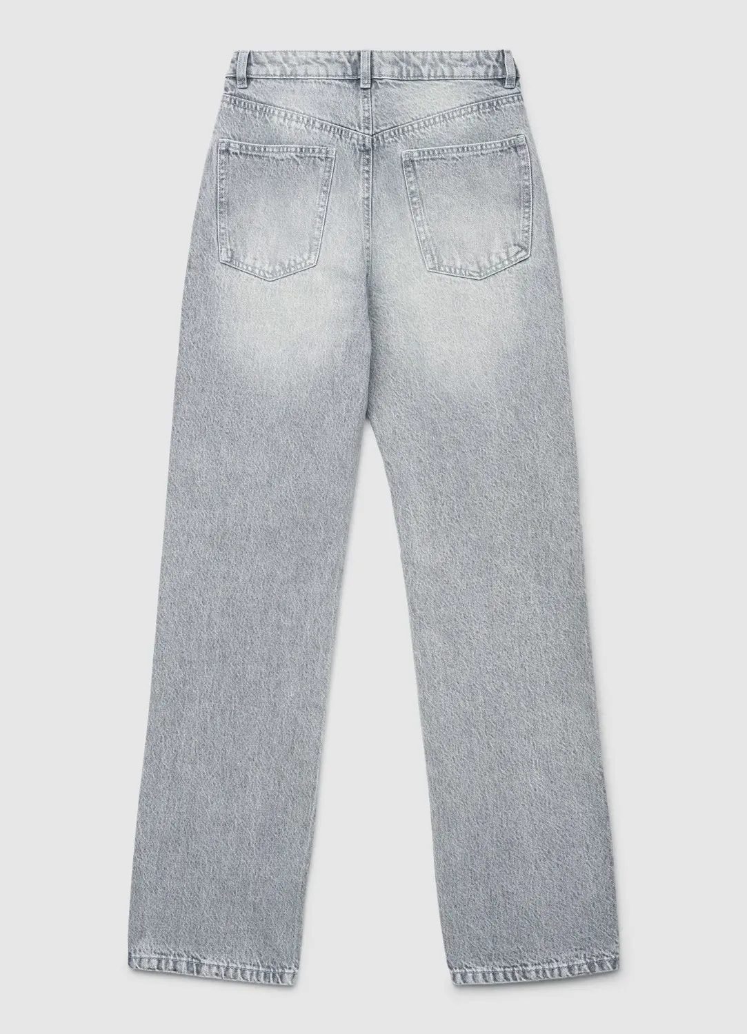 Calliope jean straight femme taille mi-haute uni
