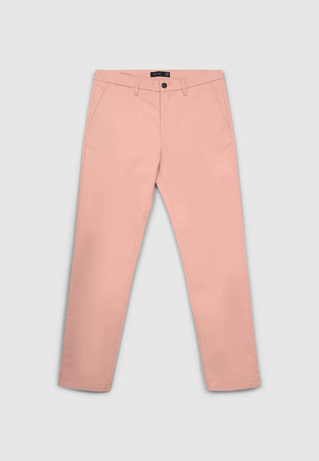 Calliope chino uni homme coton coupe droite