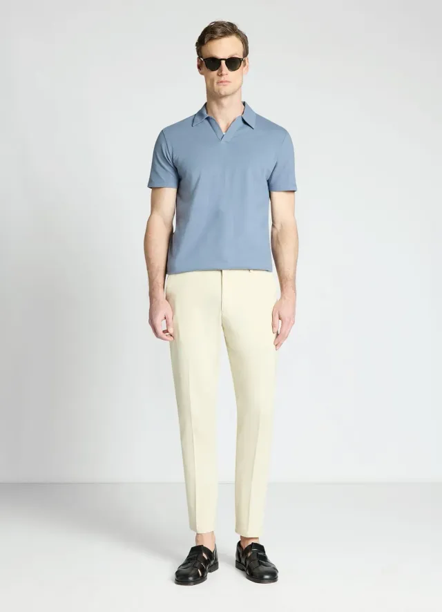 Calliope Polo uni homme manches courtes