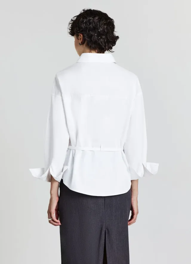 Calliope Chemise coton femme à ceinture