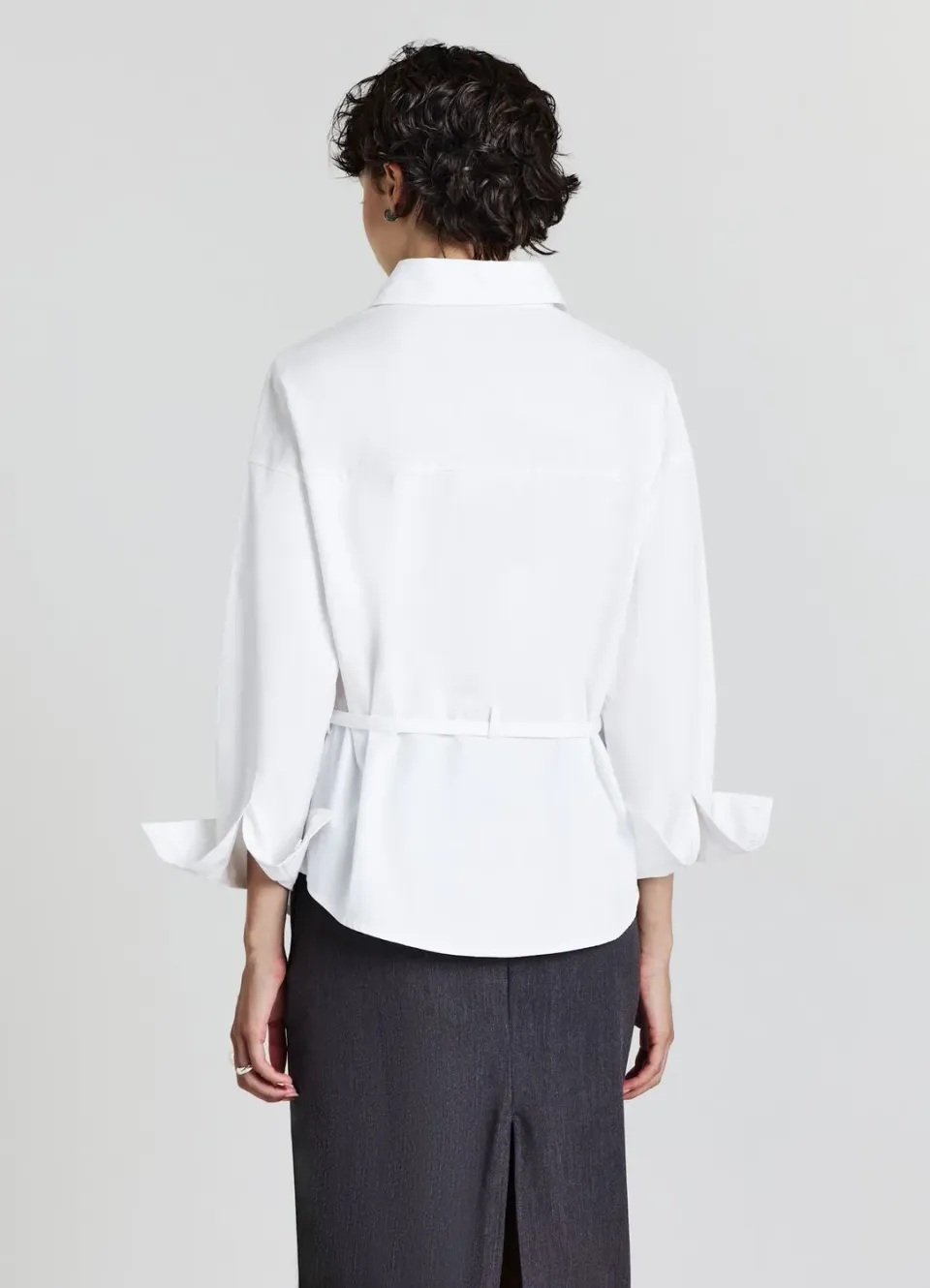 Calliope Chemise coton femme à ceinture