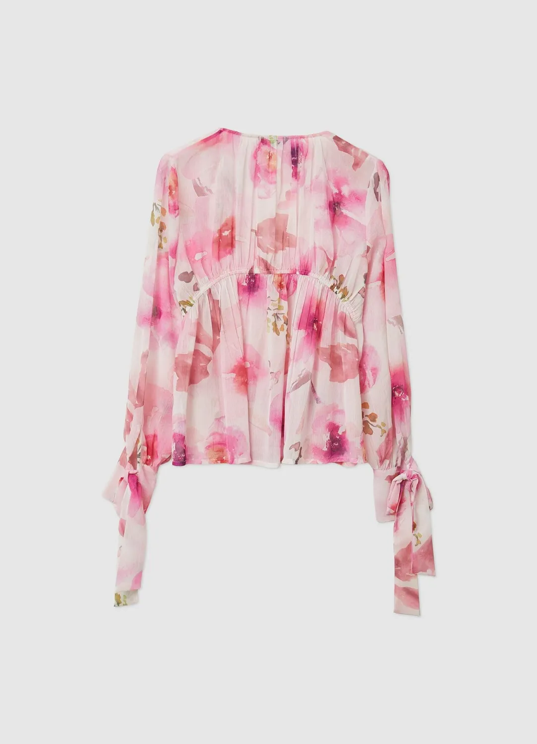 Calliope chemise à fleurs femme manches longues