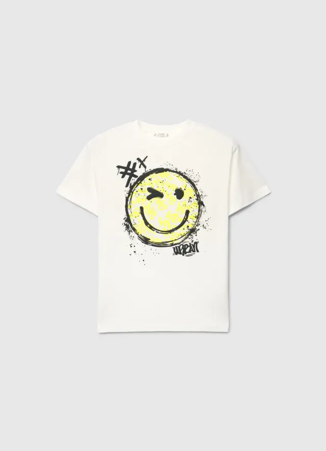 Calliope T-shirt over smile garçon manches courtes