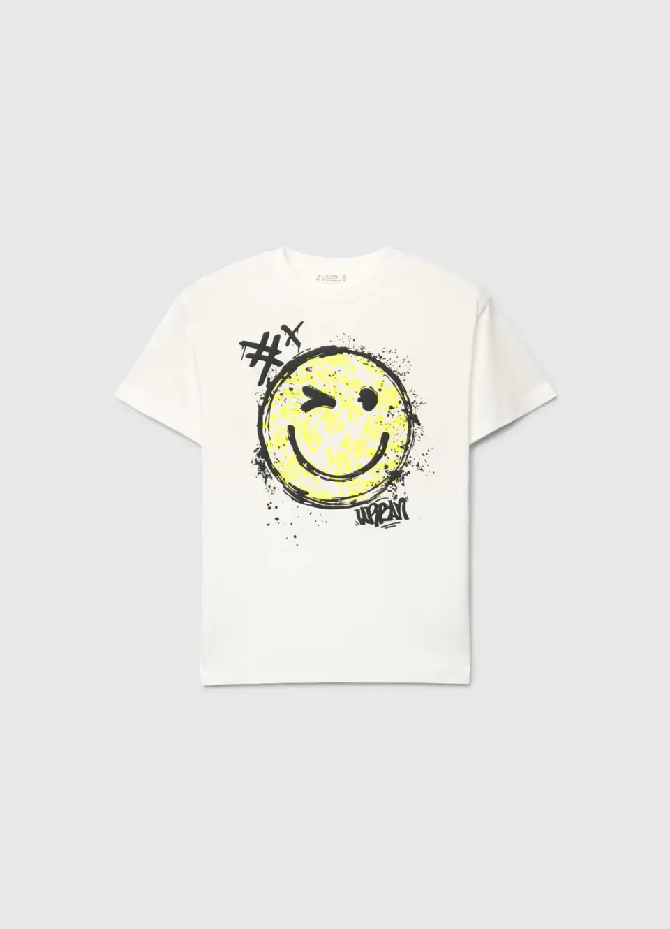 Calliope T-shirt over smile garçon manches courtes