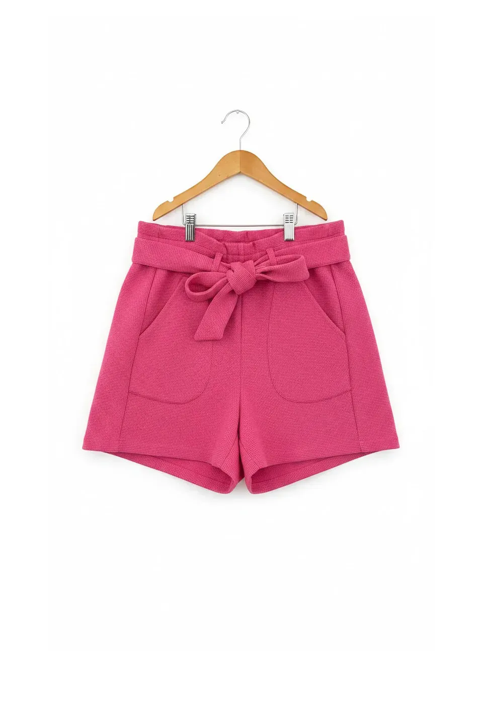Perpète short gaufre framboise M coton