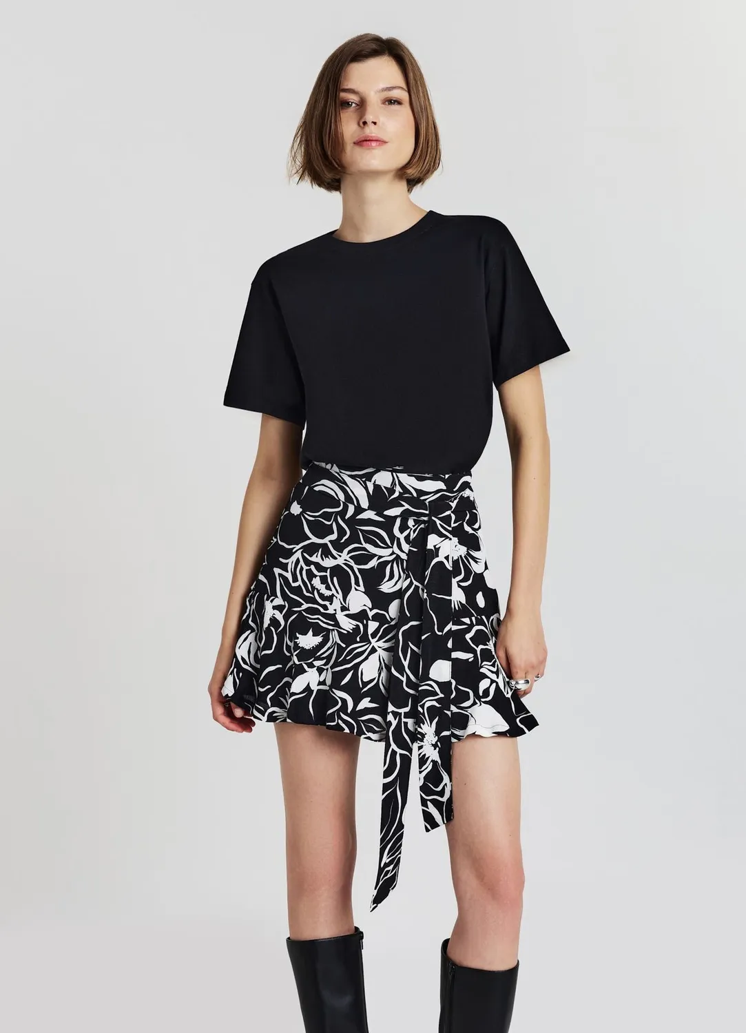 Calliope t-shirt col rond uni femme coton