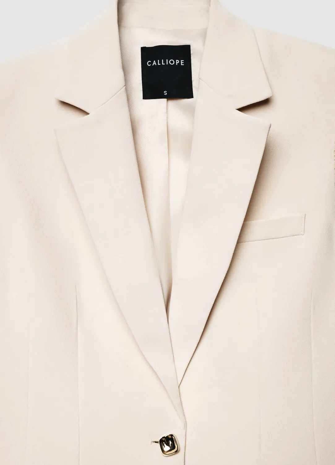 Calliope veste blazer femme S manches dentelle