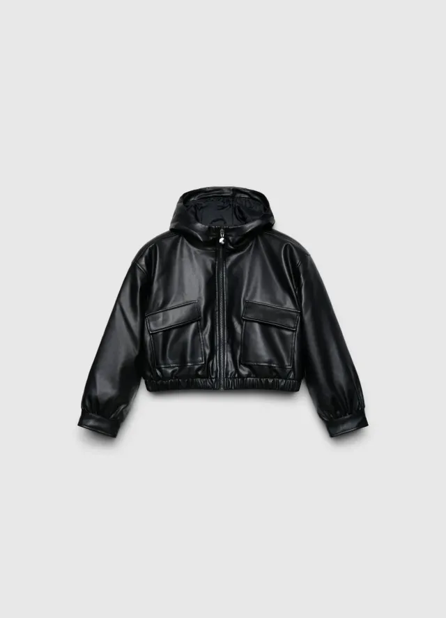 Calliope Blouson bomber capuche fille zip