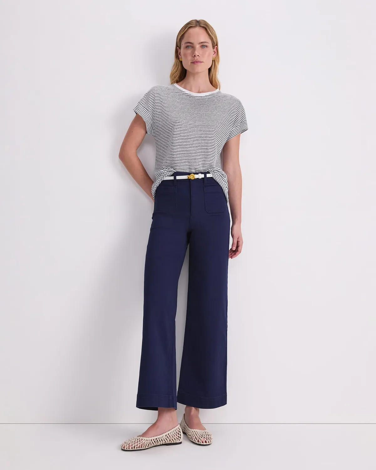 Sportscraft Tonia Crew Neck t-shirt lin femme XXS