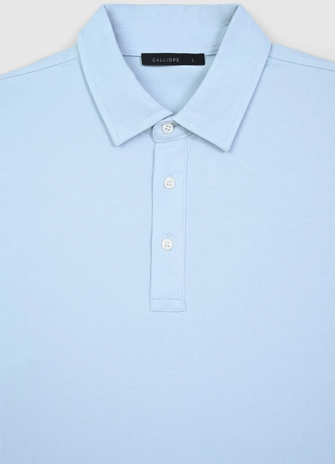 Calliope Polo uni t-shirt homme coton