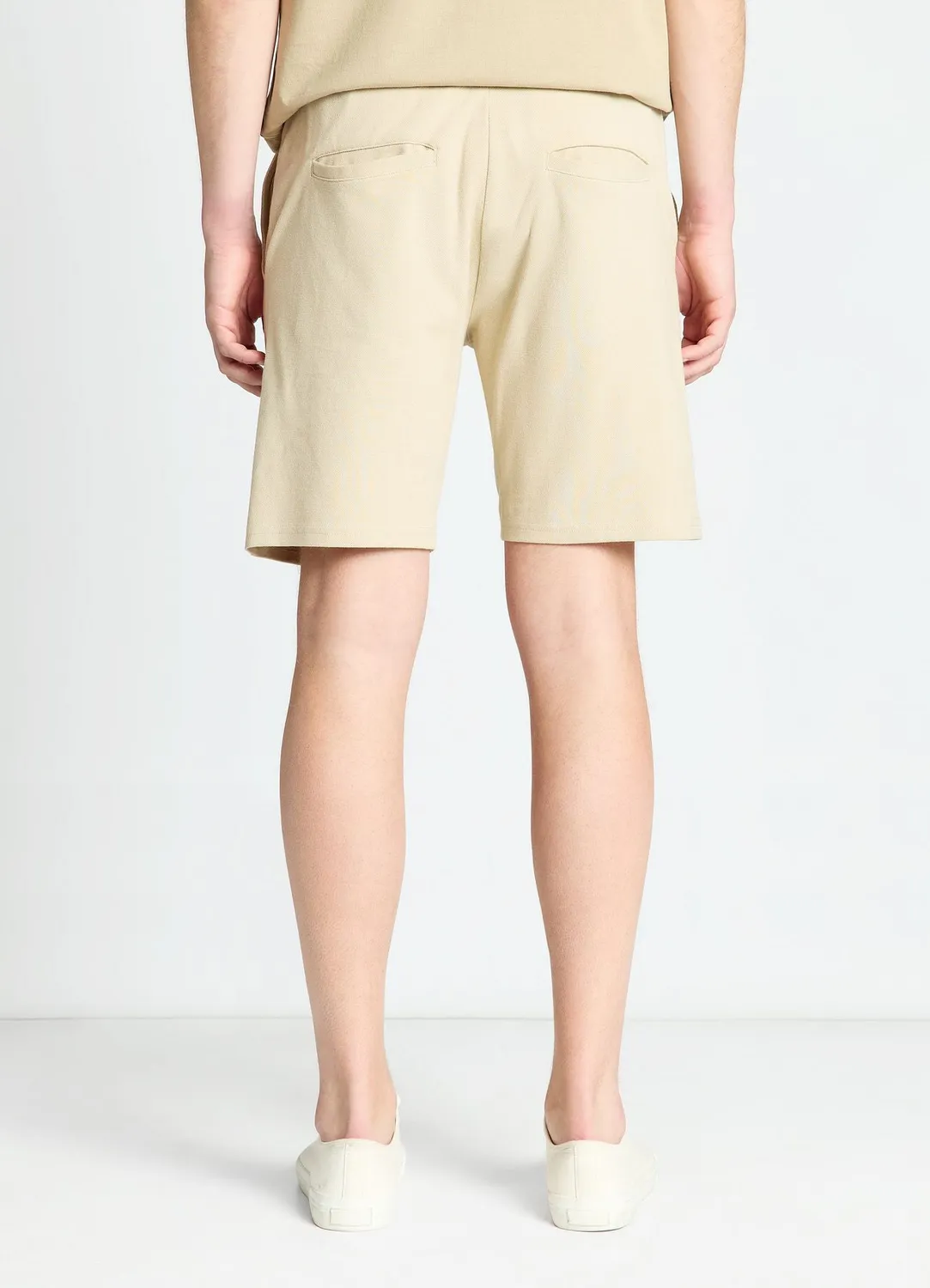 Calliope short sport homme piqué uni cordon S