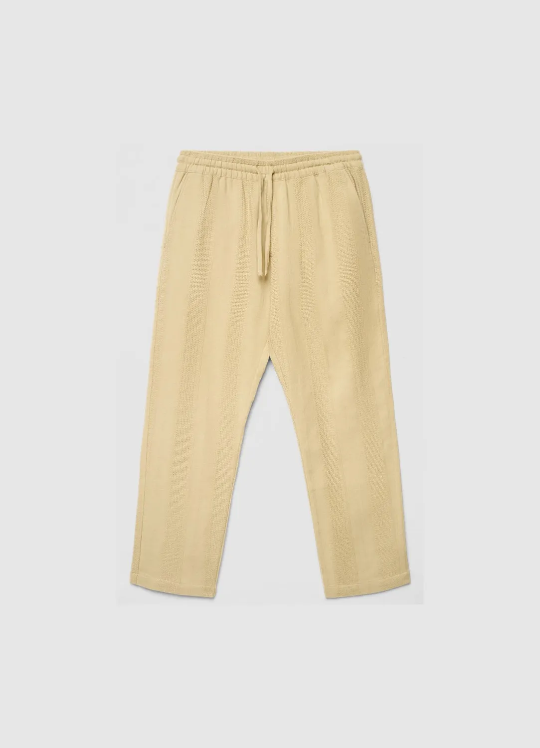 Calliope pantalon jogger jacquard rayé homme
