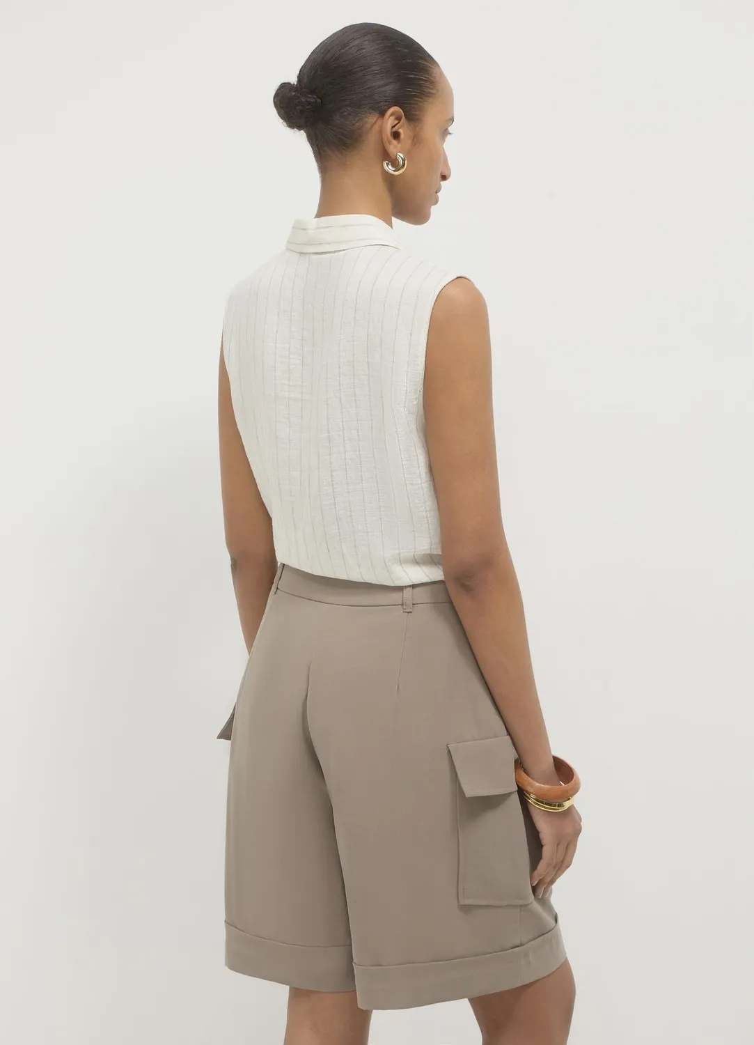 Calliope Bermuda cargo à poches short femme