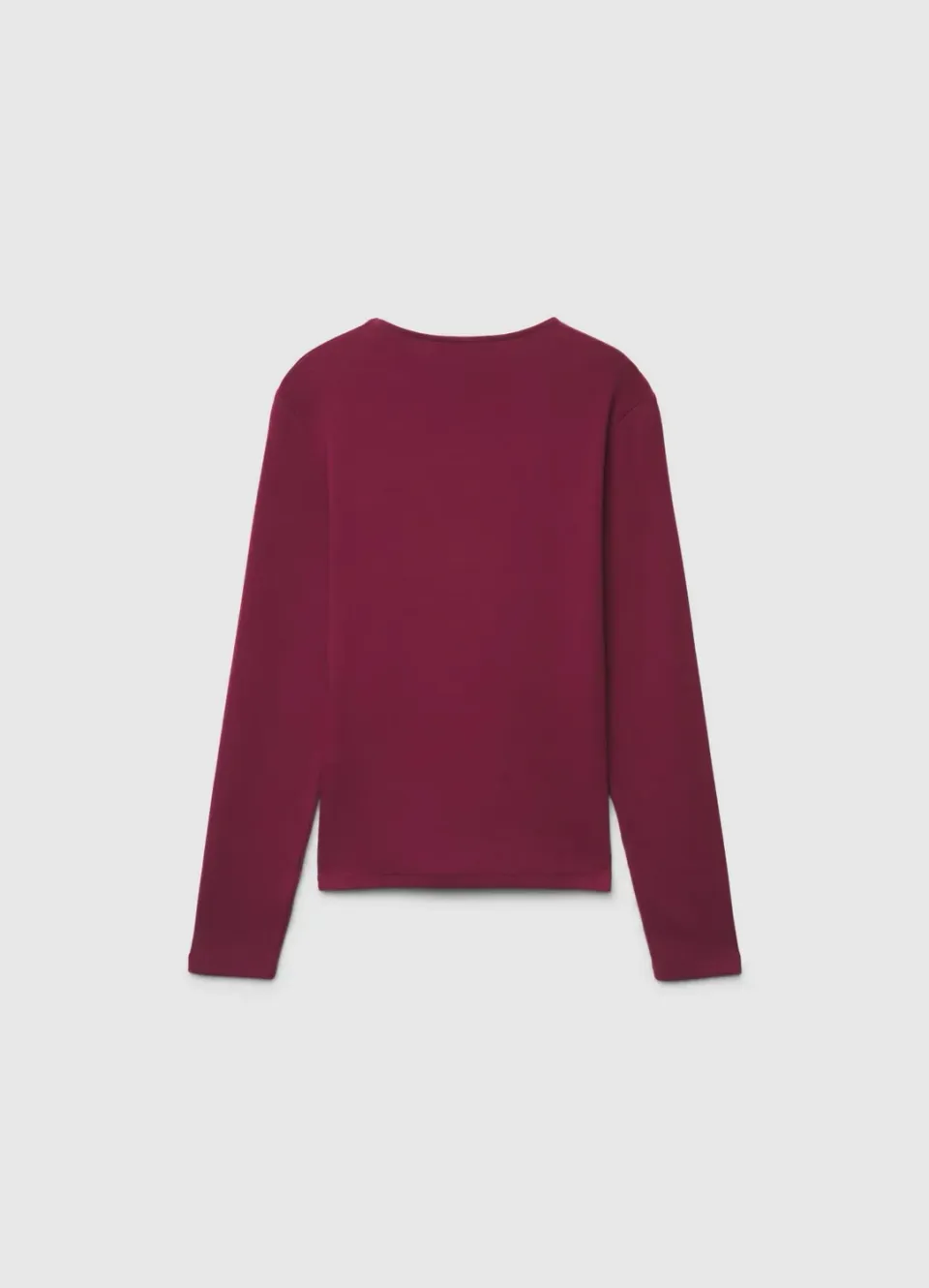 Calliope t-shirt manches longues femme col rond uni