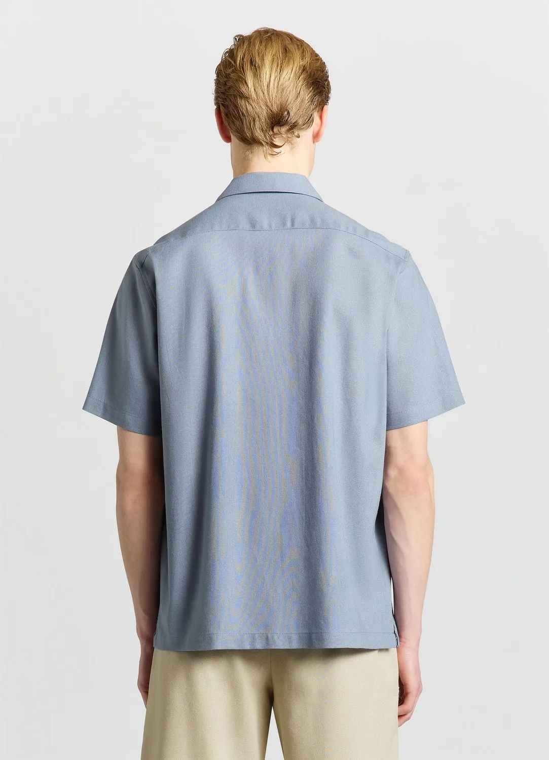 Calliope Bowling chemise homme lin manches courtes relaxed
