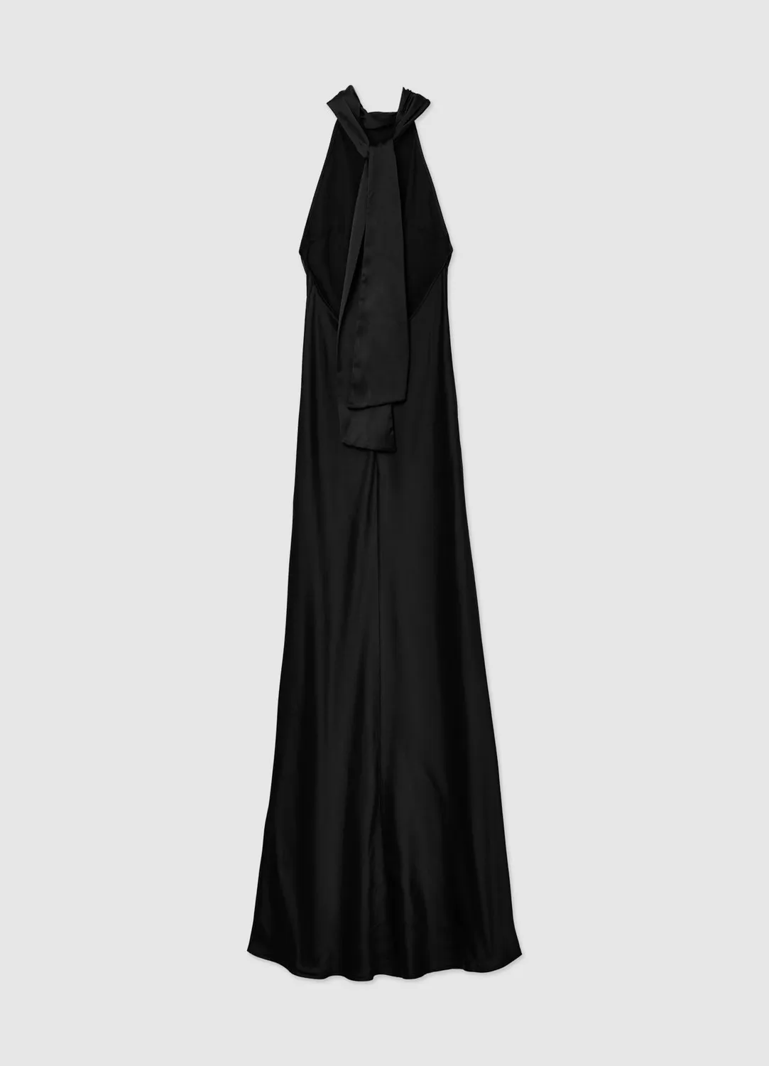 Calliope Atelier robe longue halterneck femme satinée
