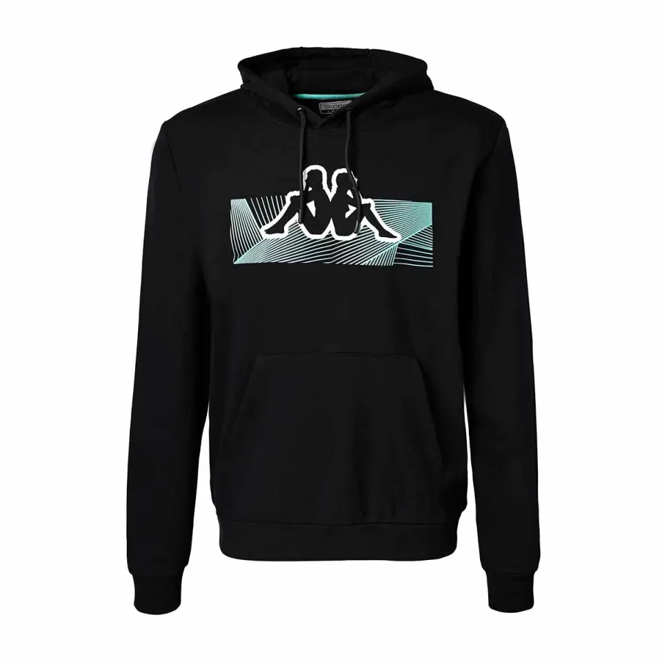 Robe di Kappa Eldyn hoodie noir homme coton