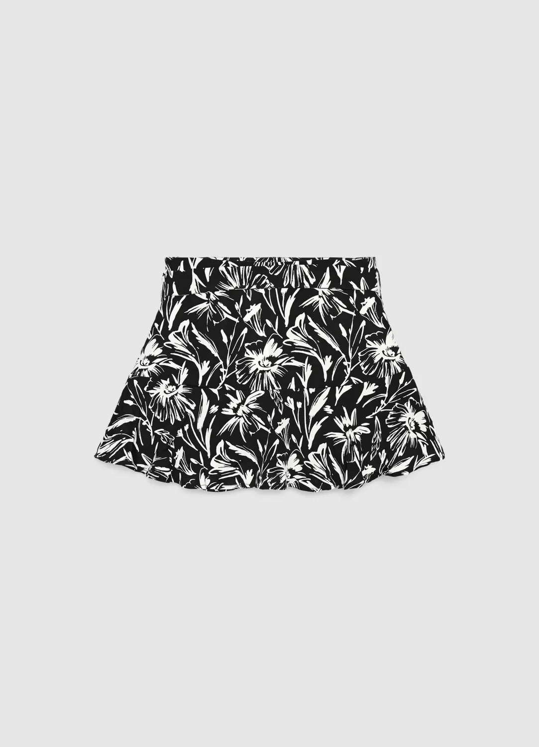 Calliope short jupe femme S volant imprimé floral