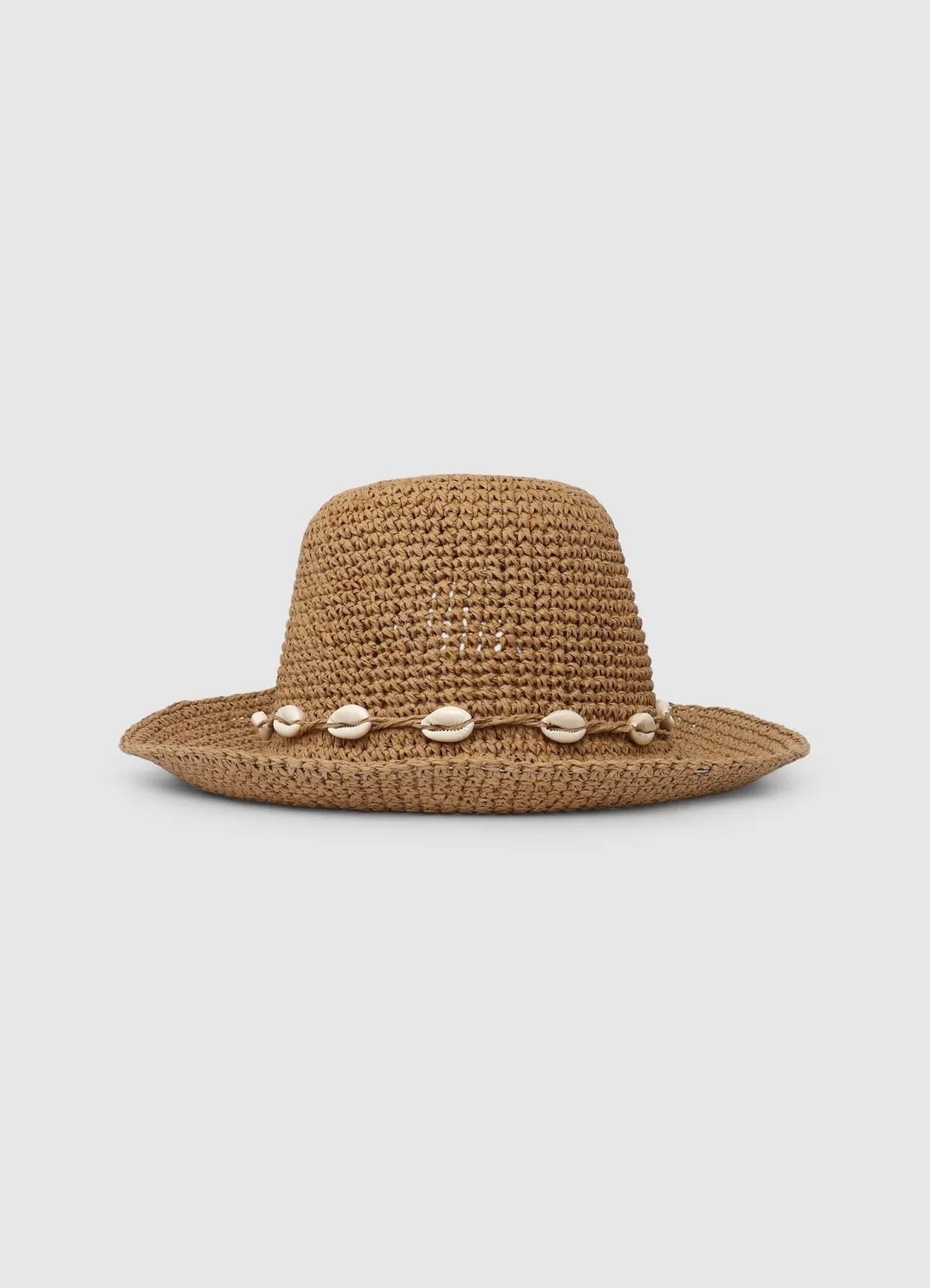 Calliope chapeau bob paille femme coquillages taille unique