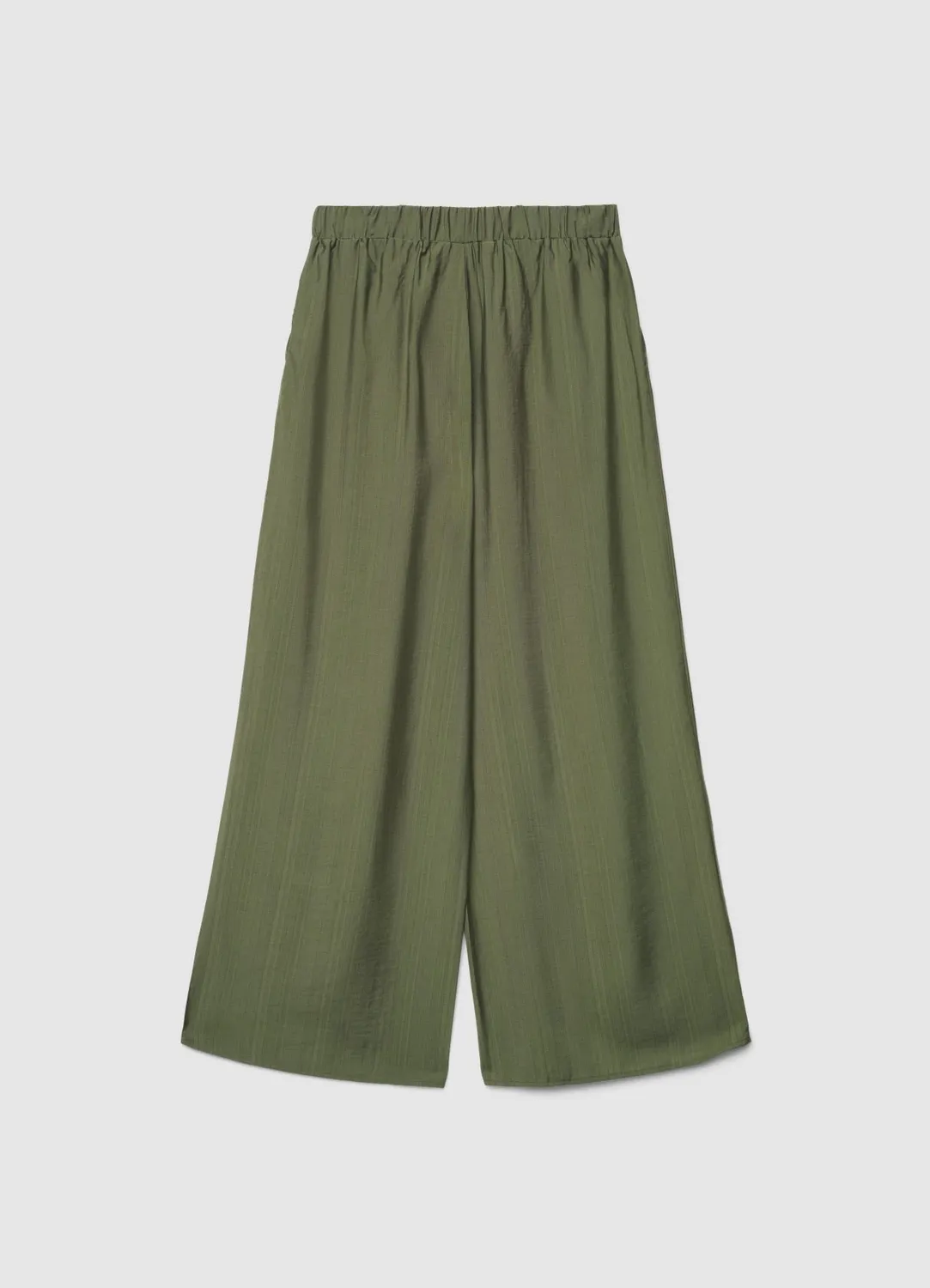 Calliope palazzo pantalon large uni taille haute