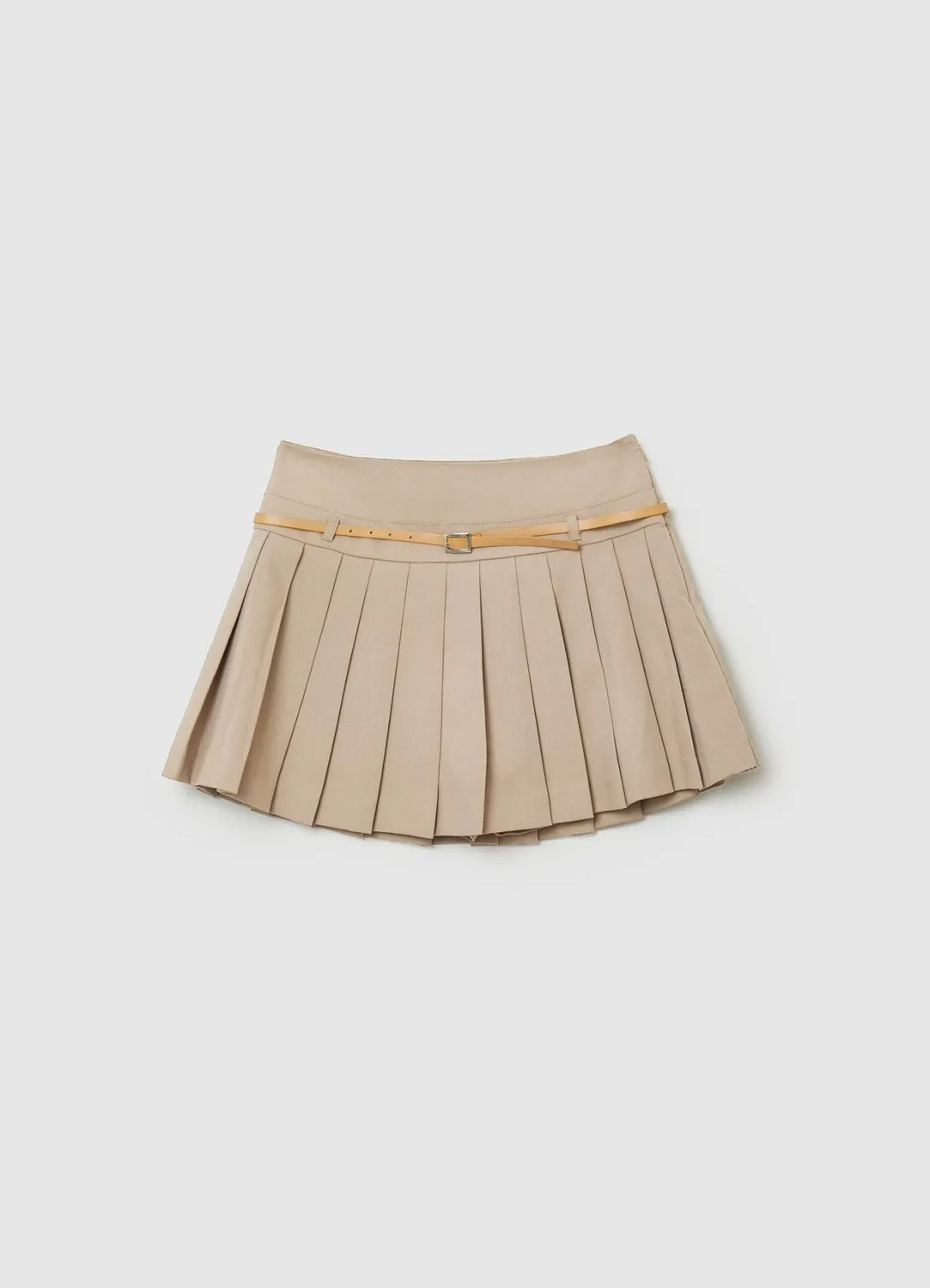 Calliope skort plissé femme jupe-short ceinture
