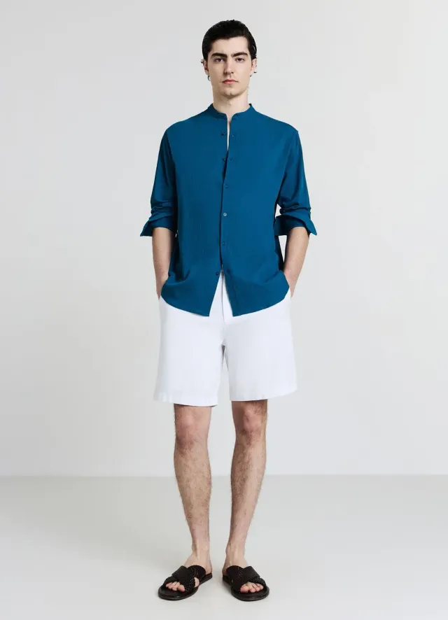 Calliope bermuda homme cordon regular uni