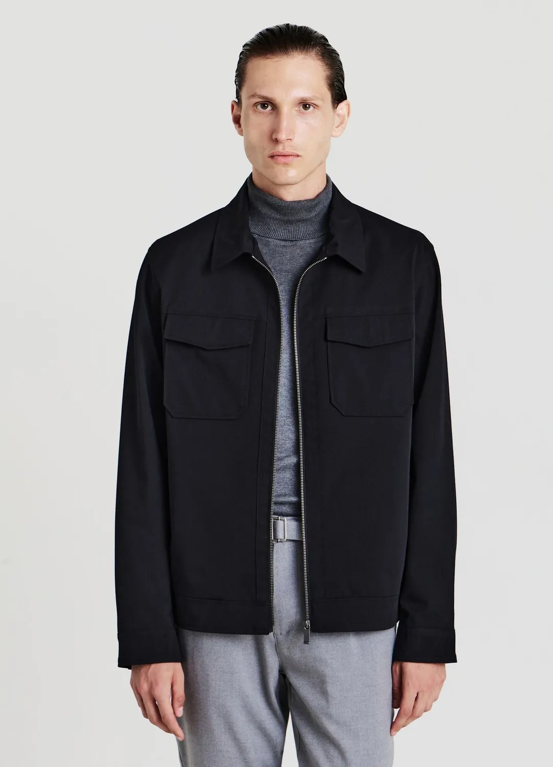 Calliope veste légère zip homme poches poitrine