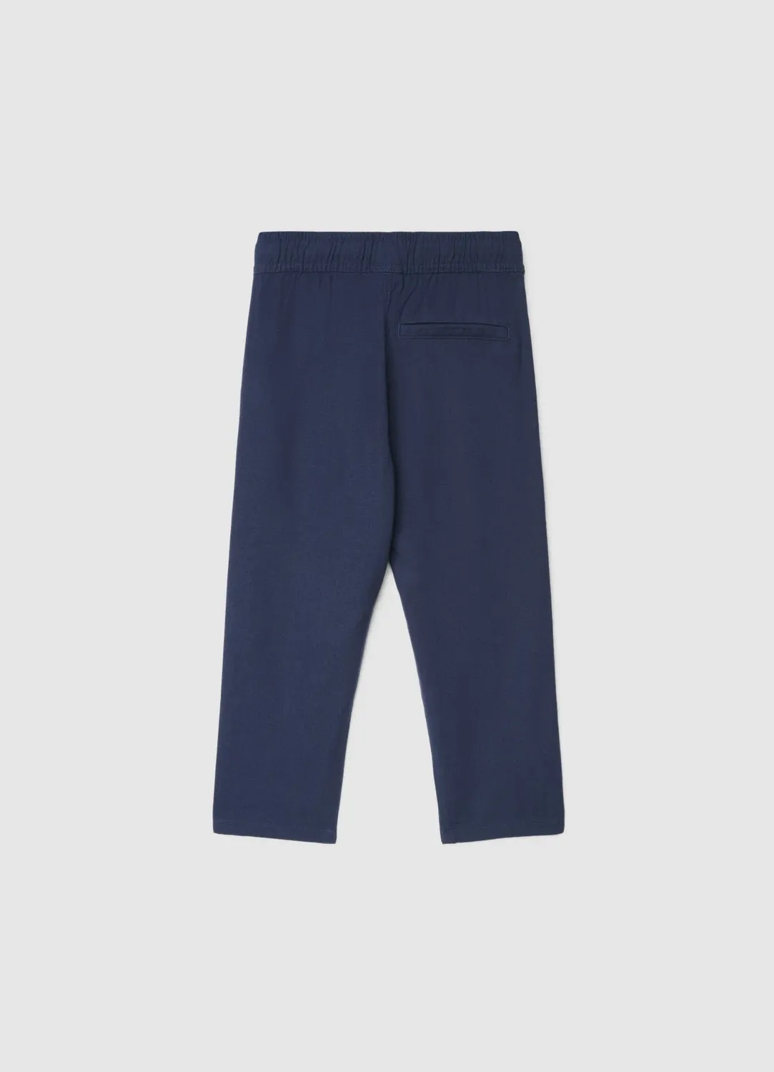Calliope pantalon chino jogger lin garçon uni