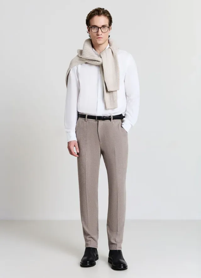 Calliope chemise classique coton homme manches longues