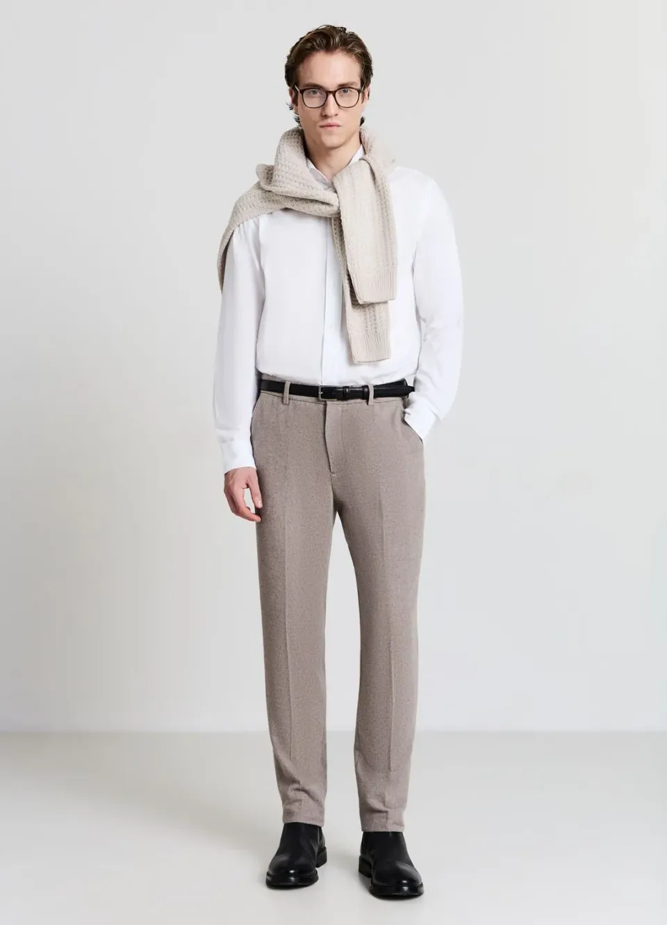 Calliope chemise classique coton homme manches longues