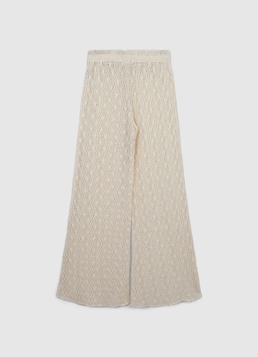 Calliope pantalon dentelle femme long taille élastique