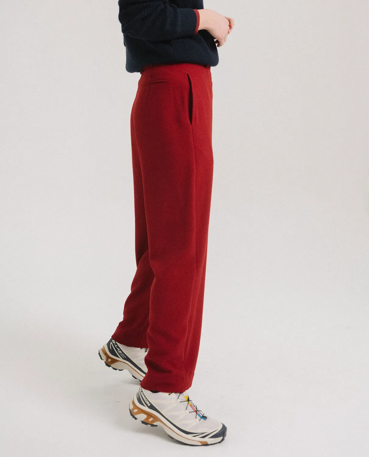 Tinsels Brando pantalon Cherry crêpe fluide