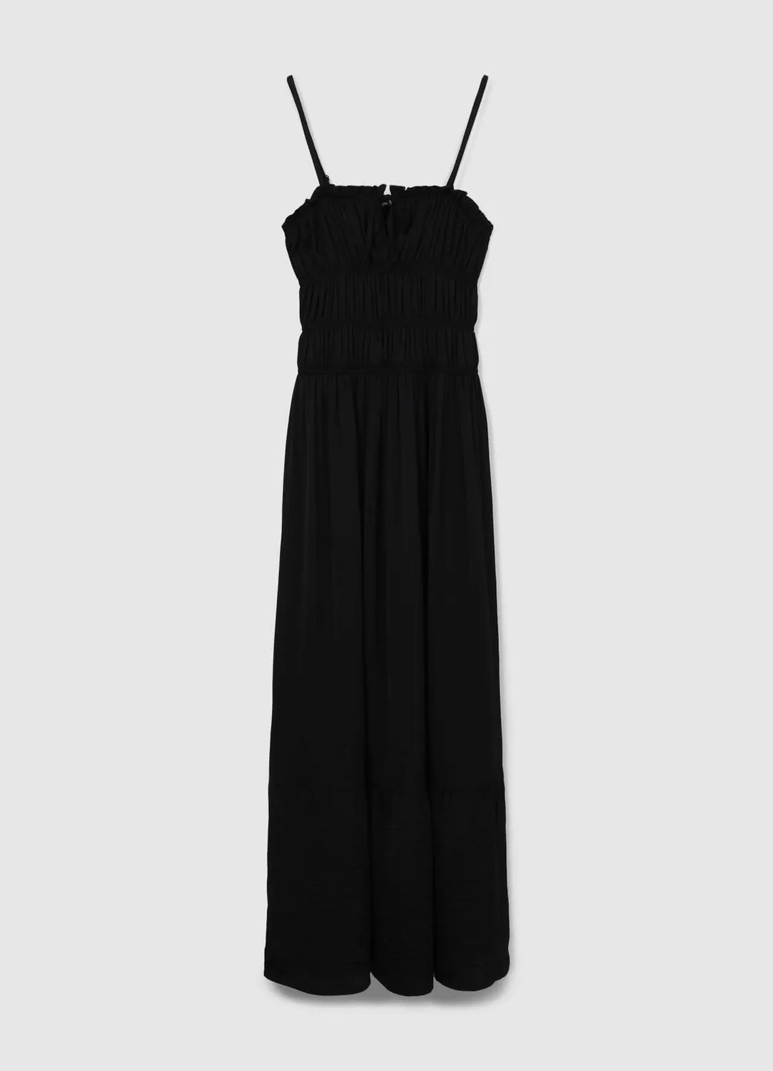 Calliope smock robe longue femme bretelles