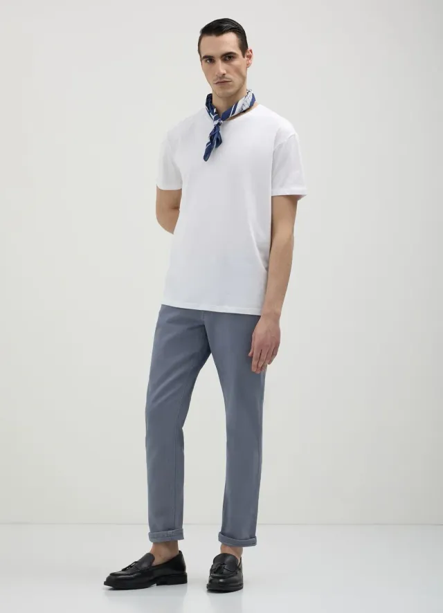 Calliope pantalon slim 5 poches coton homme