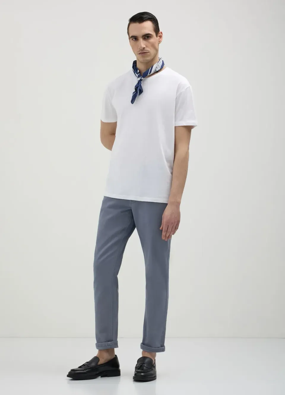 Calliope pantalon slim 5 poches coton homme