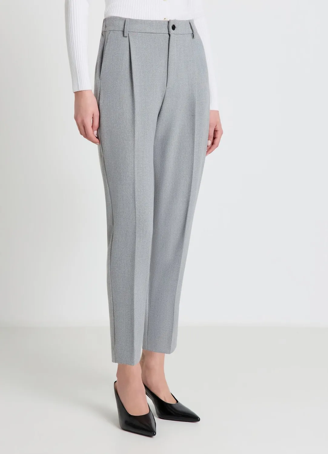 Calliope pantalon droit élastique pantalon bureau femme