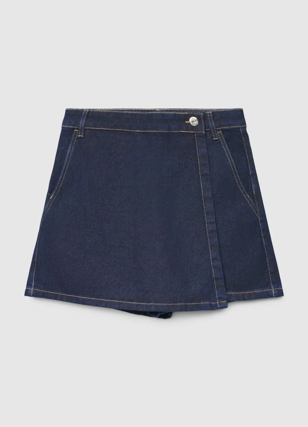 Calliope Gonna-Pantalone Denim jupe-short femme unie
