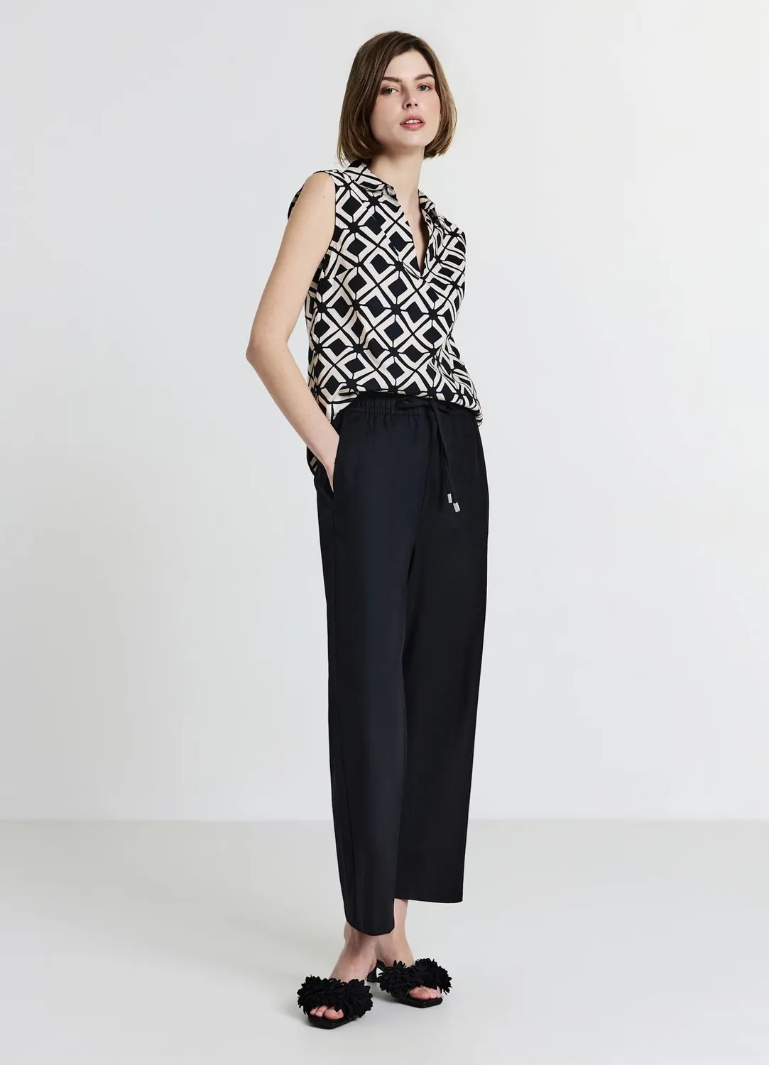 Calliope pantalon jogger femme lin uni