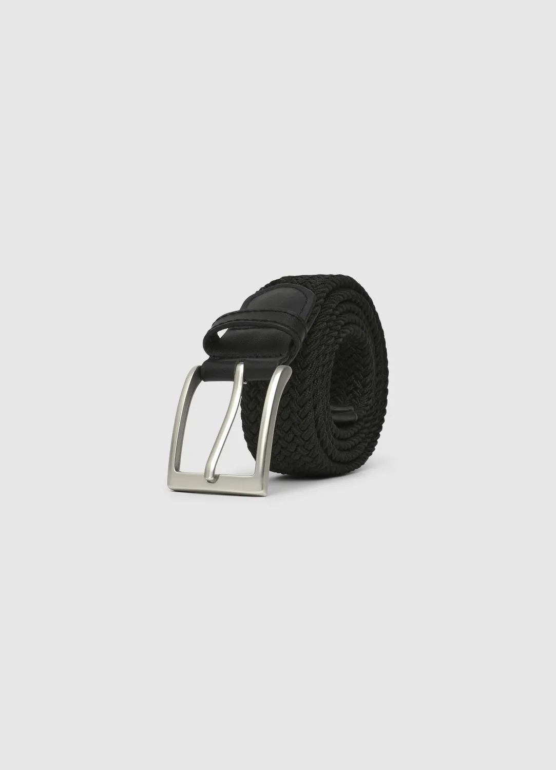 Calliope ceinture tressée homme élastique boucle métal
