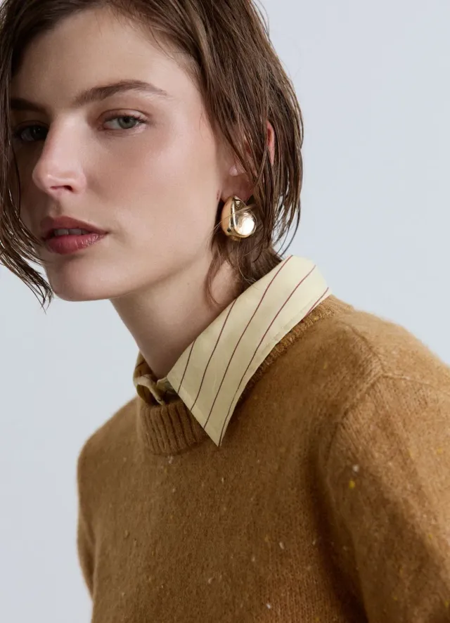 Calliope boucles d'oreilles goutte femme brillant