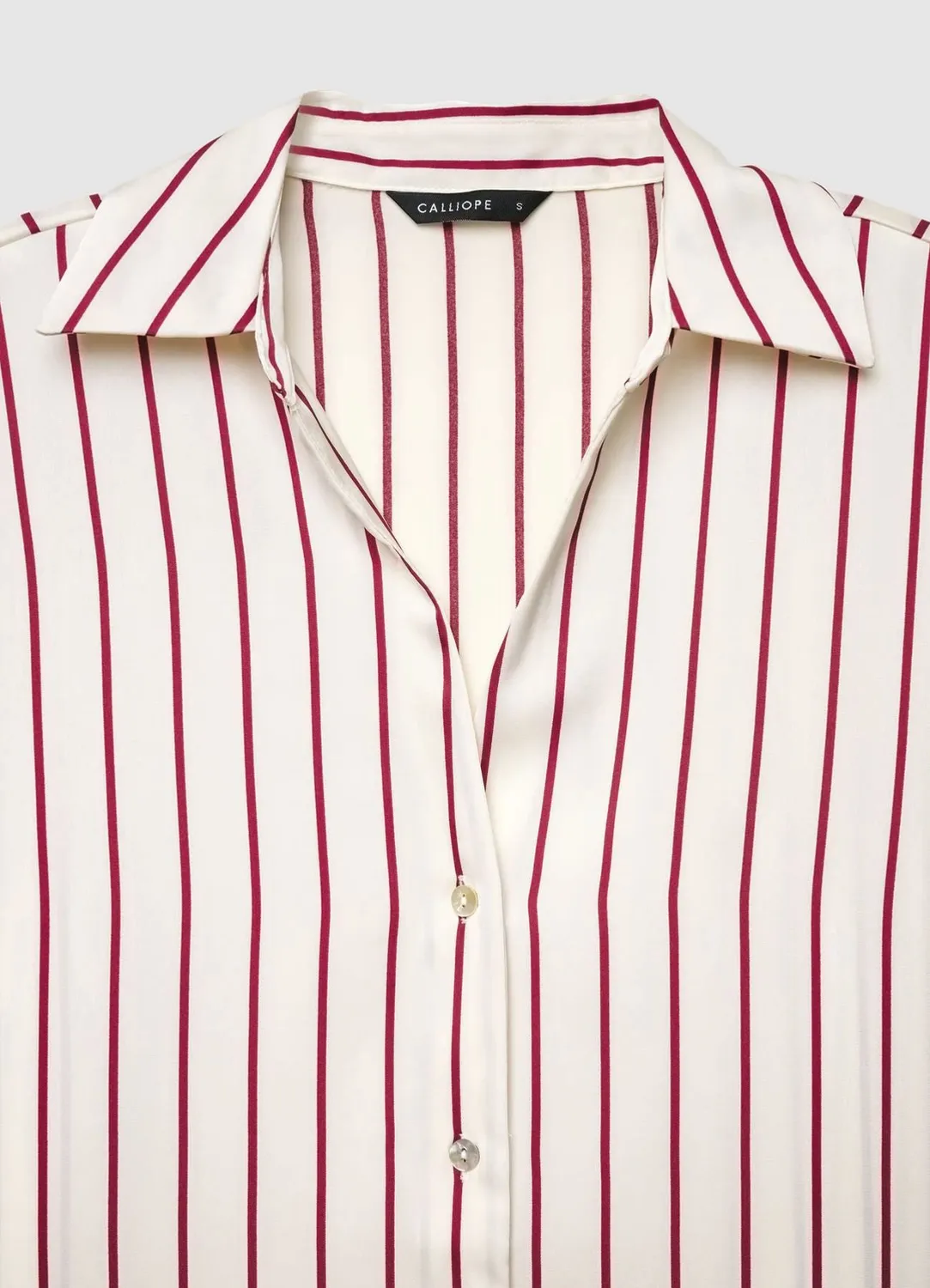 Calliope chemise femme à rayures verticales