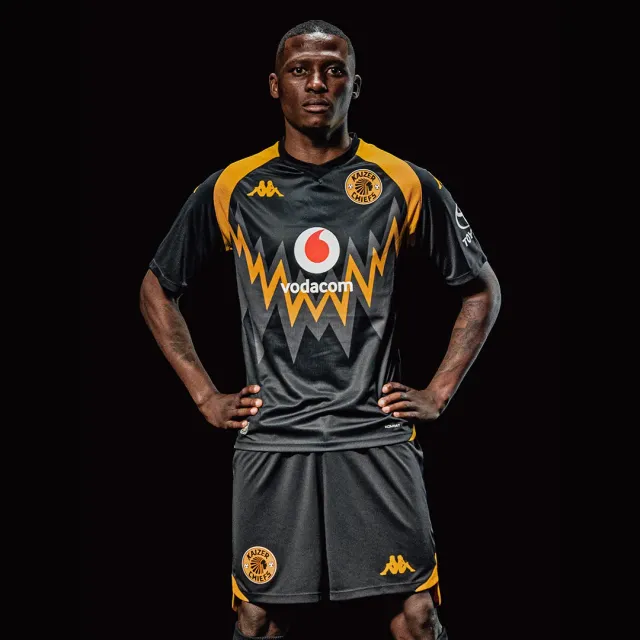Robe di Kappa Kombat Away Kaizer Chiefs 26/27 maillot homme noir
