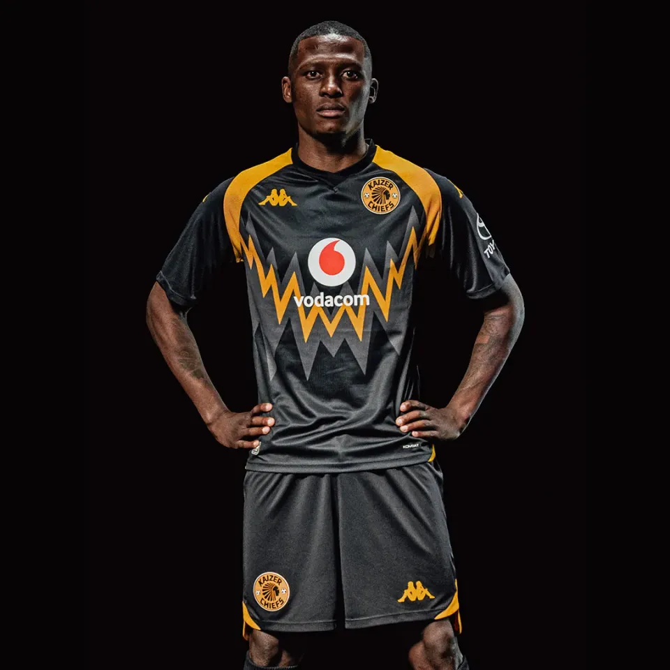 Robe di Kappa Kombat Away Kaizer Chiefs 26/27 maillot homme noir