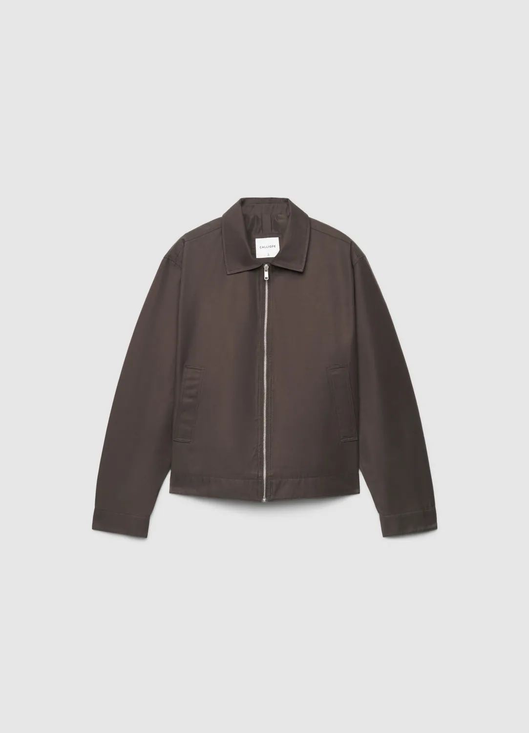 Calliope blouson crop zip homme col classique