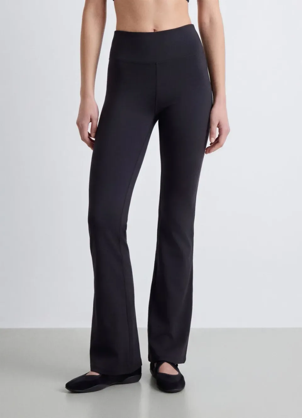 Calliope legging flare femme taille haute uni