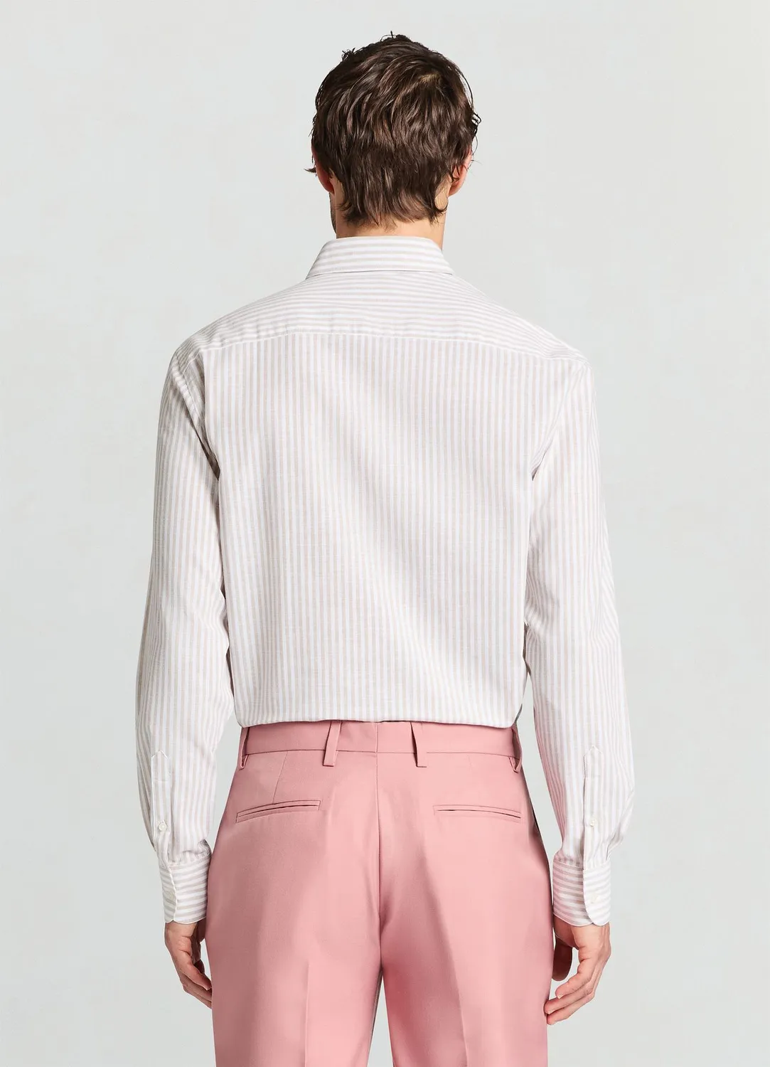 Calliope Chemise rayée homme regular manches longues