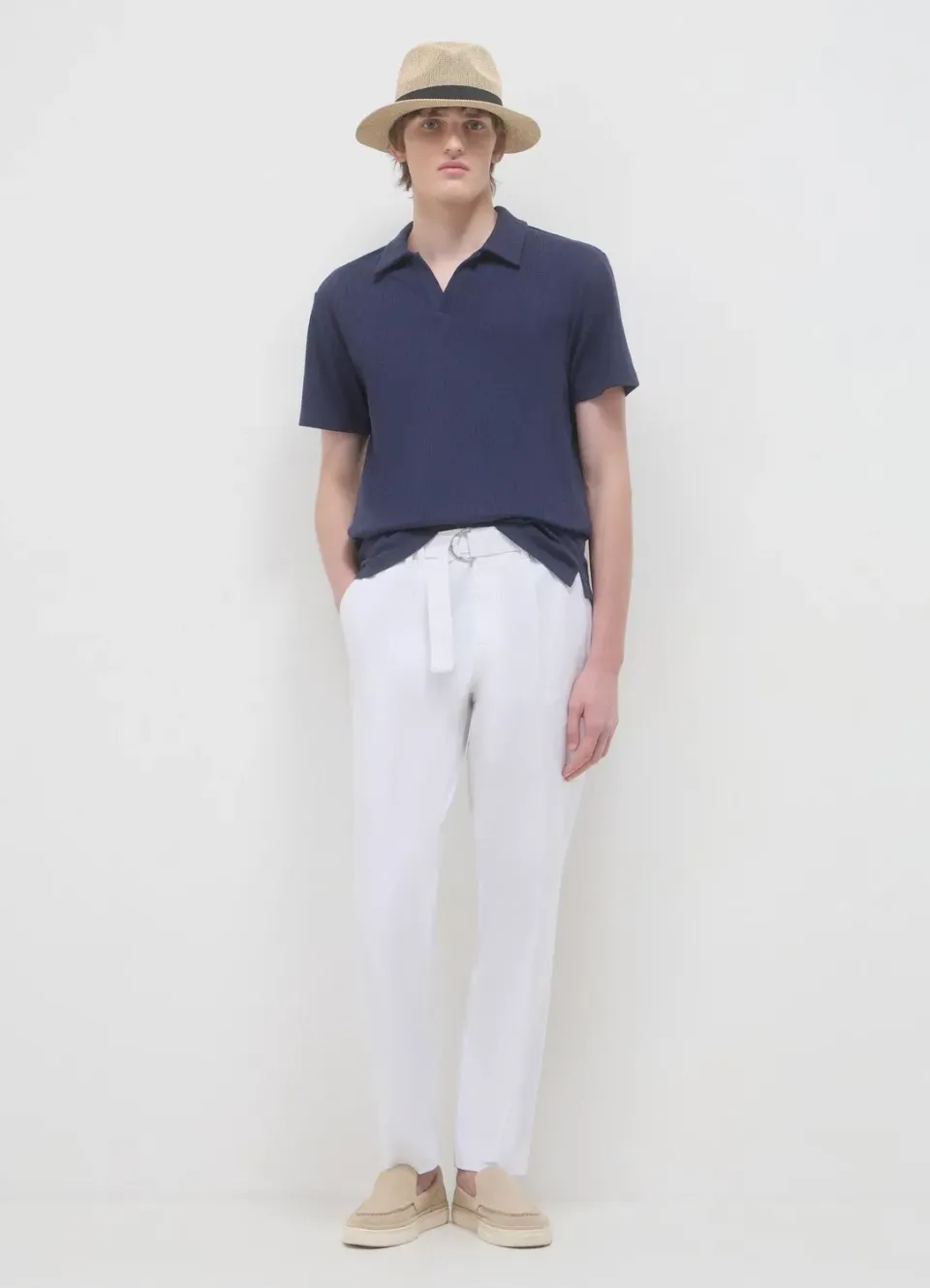 Calliope polo homme coton manches courtes uni