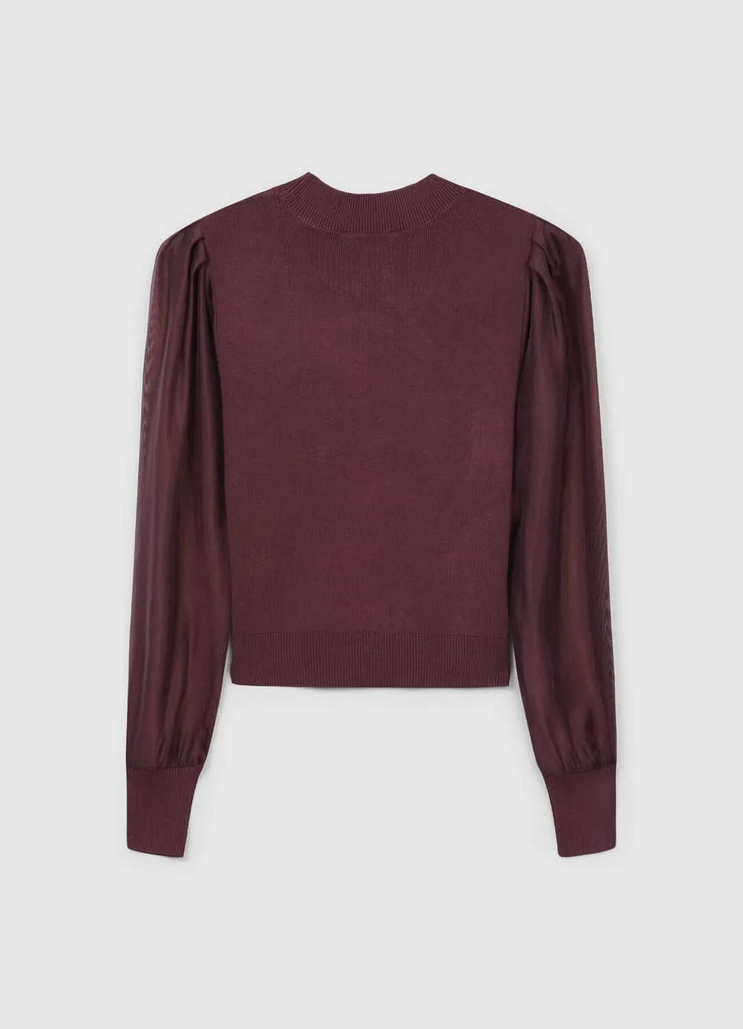 Calliope T-shirt manches organza femme col rond
