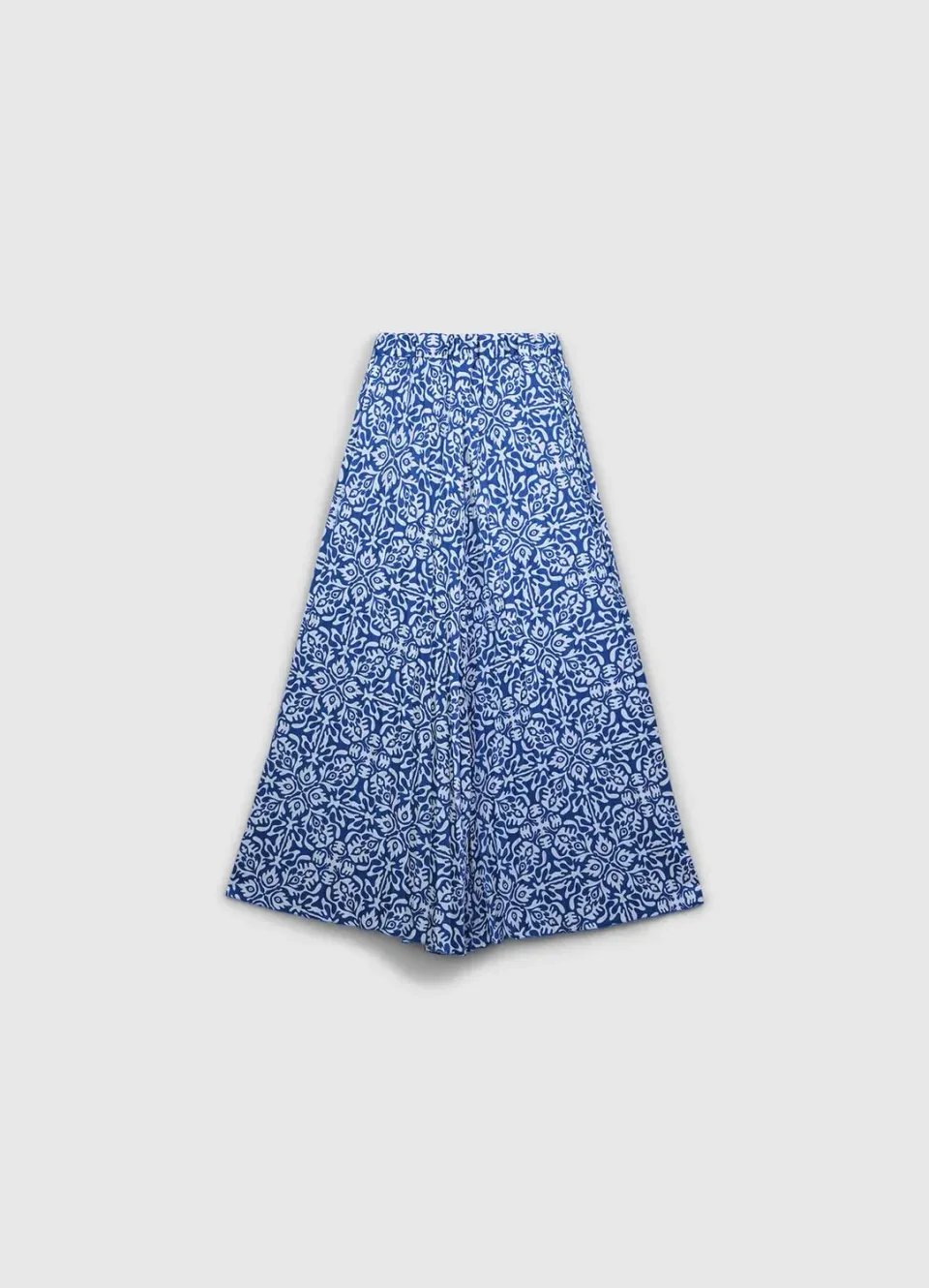 Calliope pantalon palazzo plissé à motifs femme